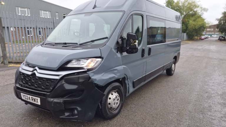 2024 CITROEN RELAY CREW VAN BlueHDi H2 140 Enterprise Edition Damaged Salvage