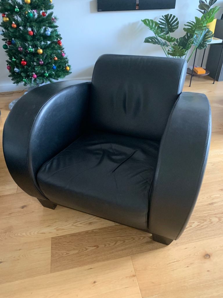 Anaric Italian leather armchair Free