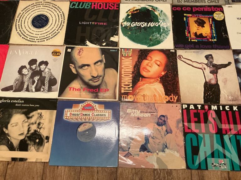 Vinyl album and 12” singles collection 