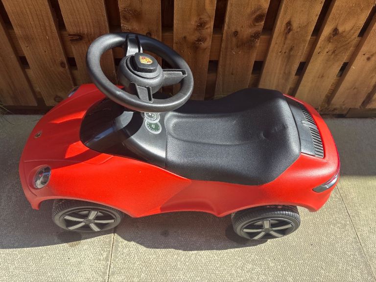 Red Porsche Ride-On Toy Car – Good Condition
