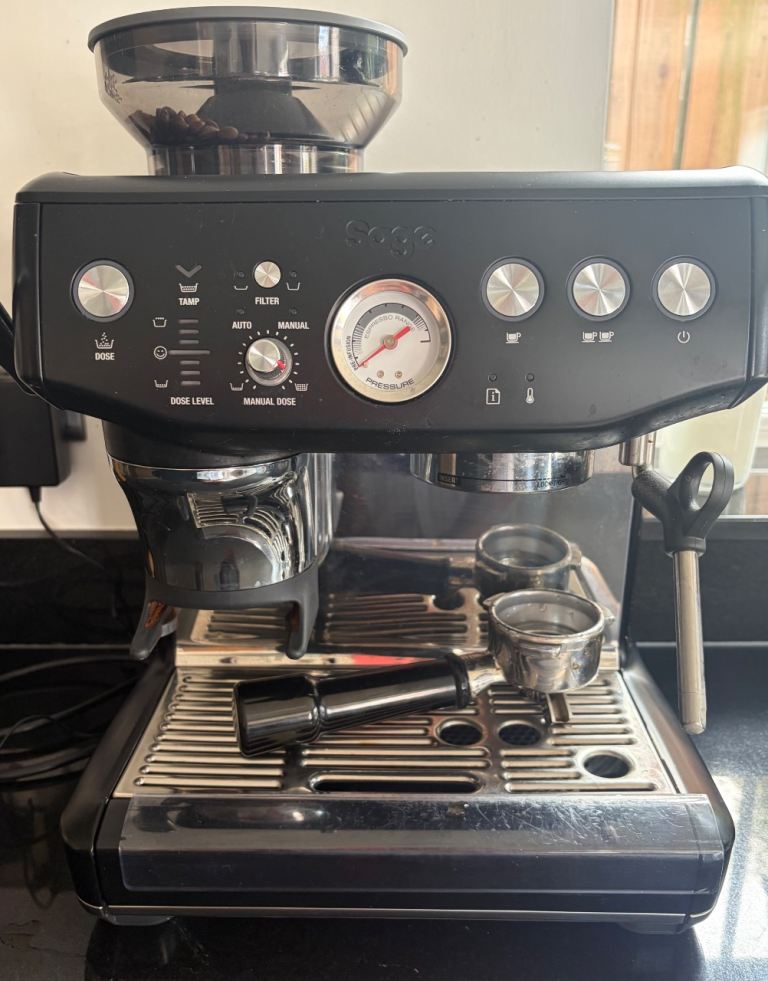 Sage Barista Express Impress Espresso Coffee Machine – Black Truffle
