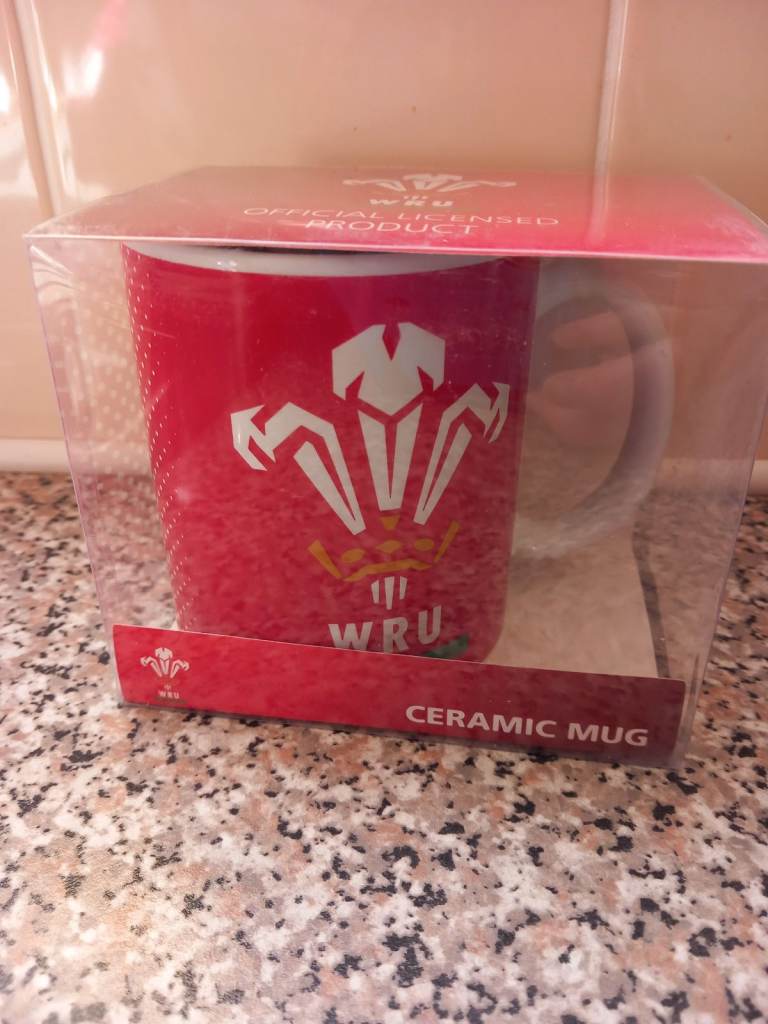 New WRU Ceramic Mug - Official Licensed Product