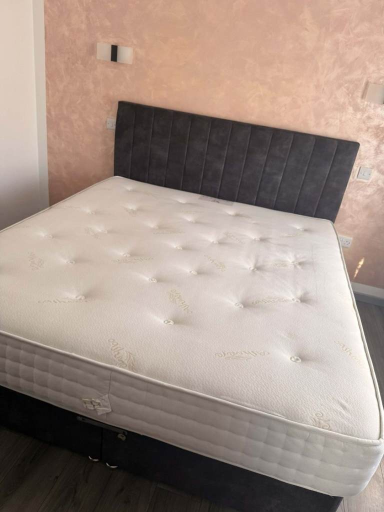 Super king bed and mattress 