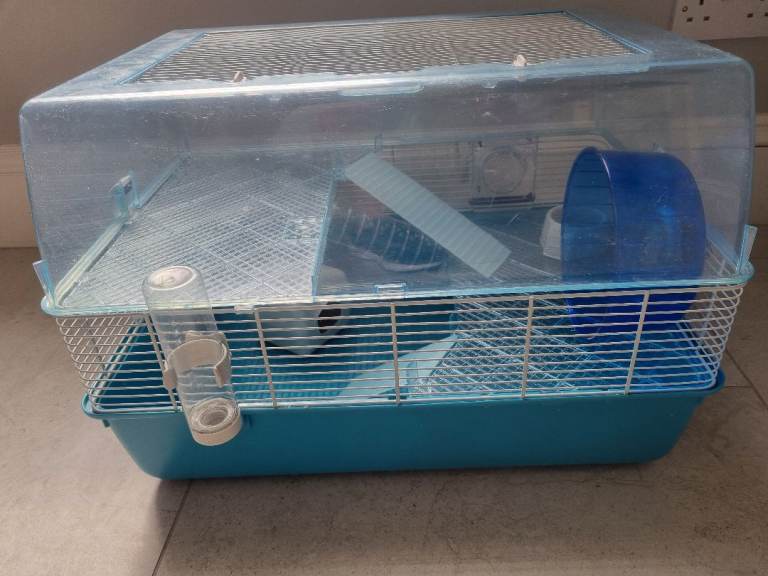 Hamster cage and extras