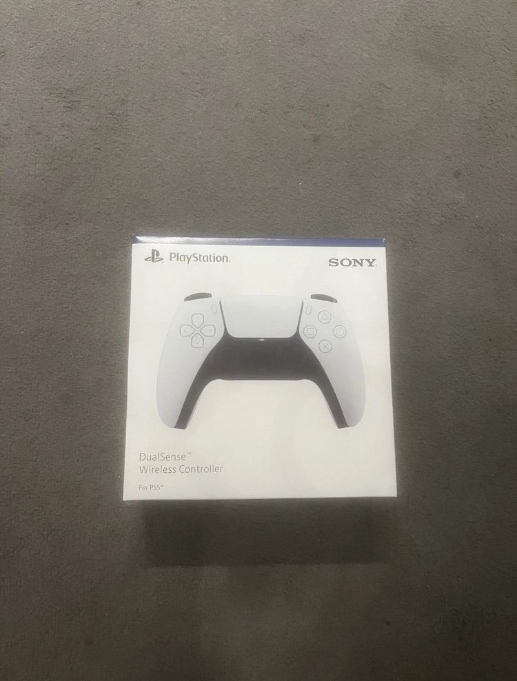 Brand new PS5 white controller unopened in box 