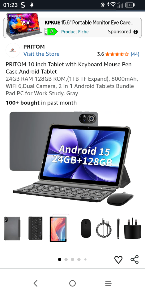 Laptop tablet 2 in 1
