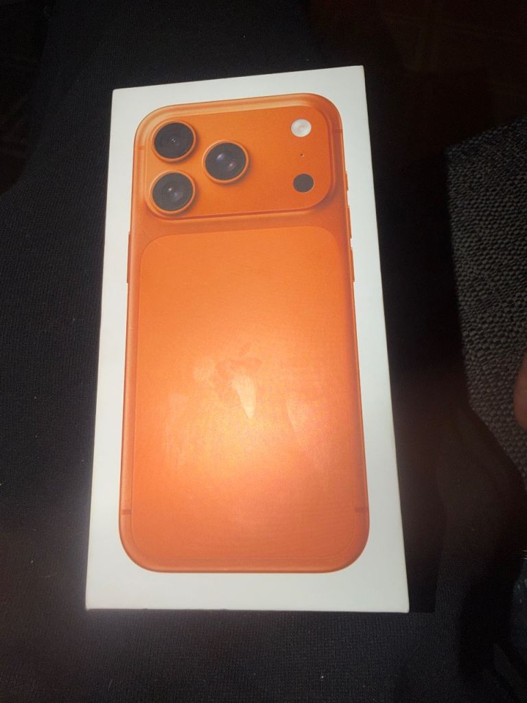 iPhone 17 pro orange, completely sealed and unopened 