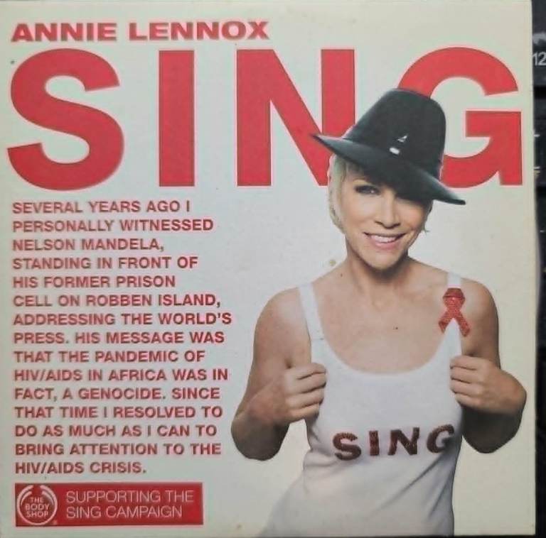 Sing by Annie Lennox Single CD 3 Tracks In A Card Sleeve 2008 Mega Rare Retail