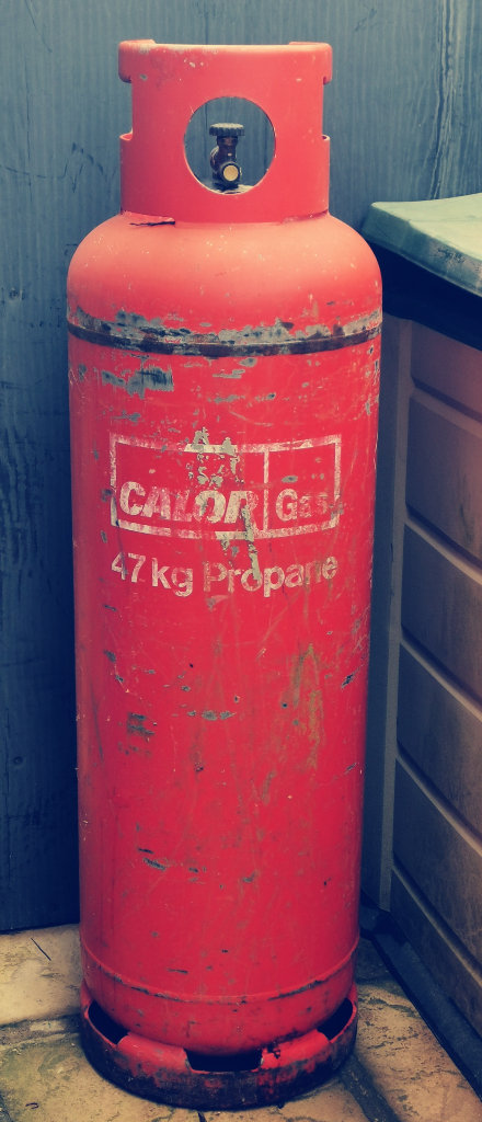 47Kg Calor Gas Propane bottle 1/4 Full
