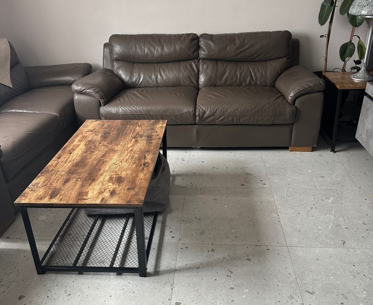 Leather sofas