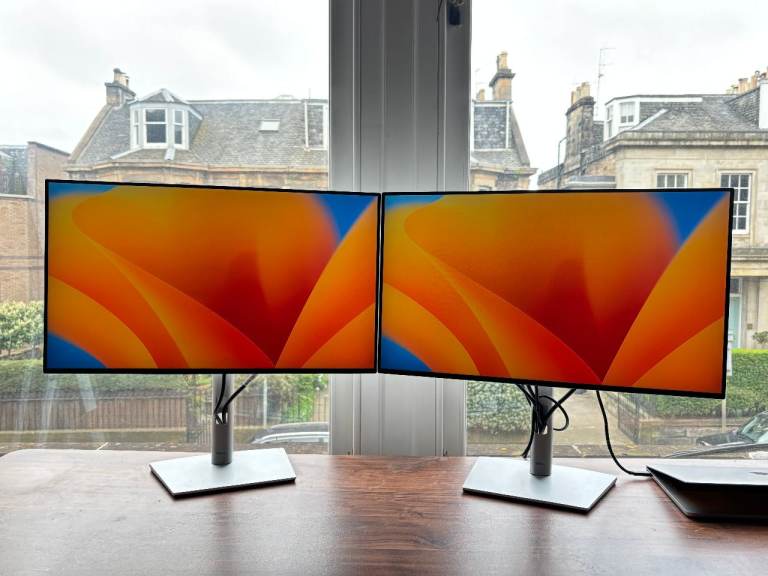 Dell UltraSharp U2422HE USB-C Monitors (x2) – Dual Setup, Boxed, Like New
