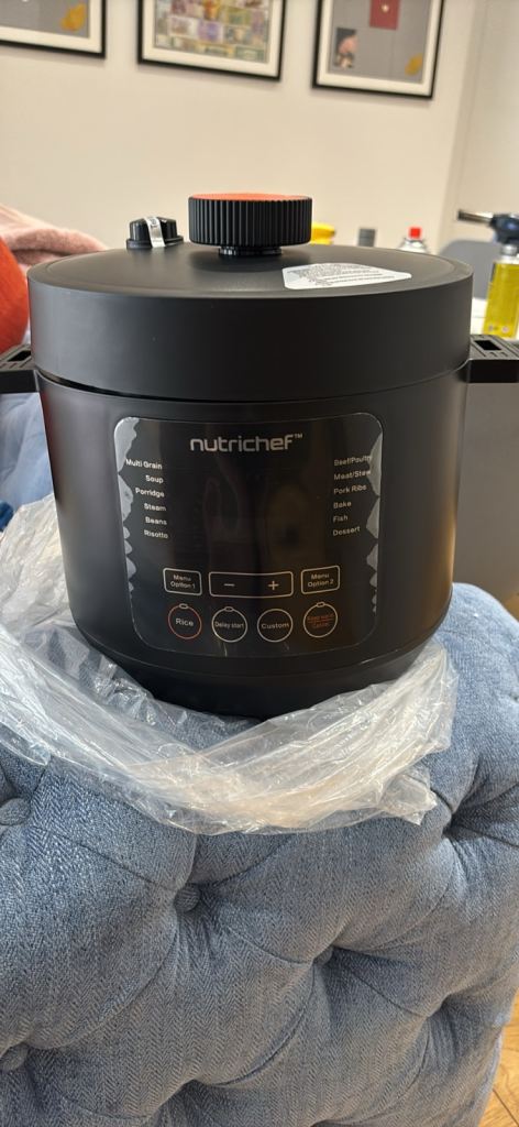 New pressure cooker RRP £90