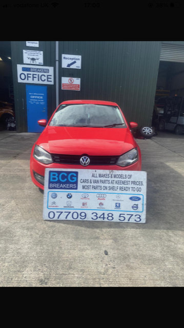 2012 polo parts breaking bcg 
