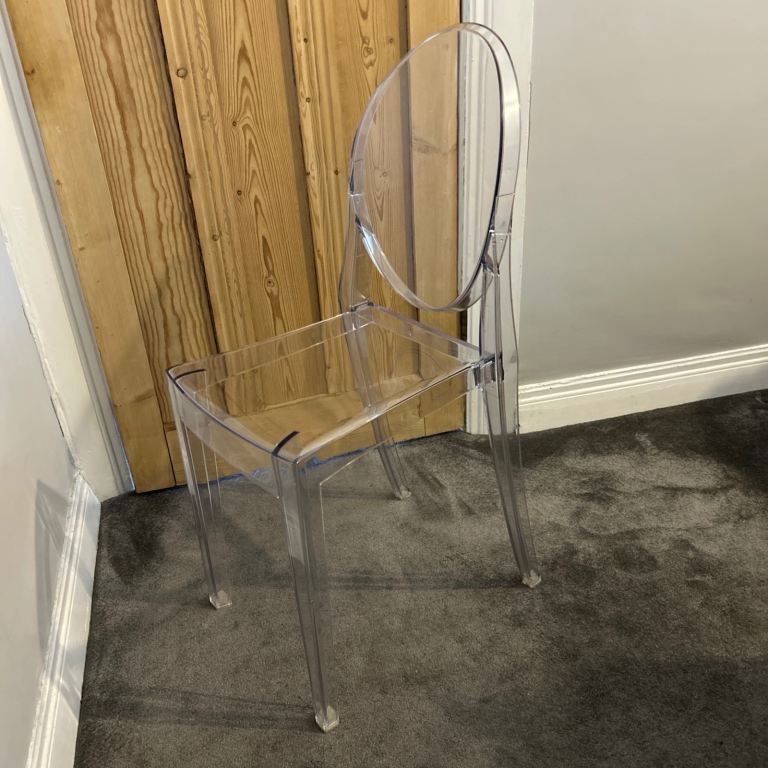 Victoria Ghost Chair design Kartell Phillipe STARCK CLEAR TRANSPARENT Single 