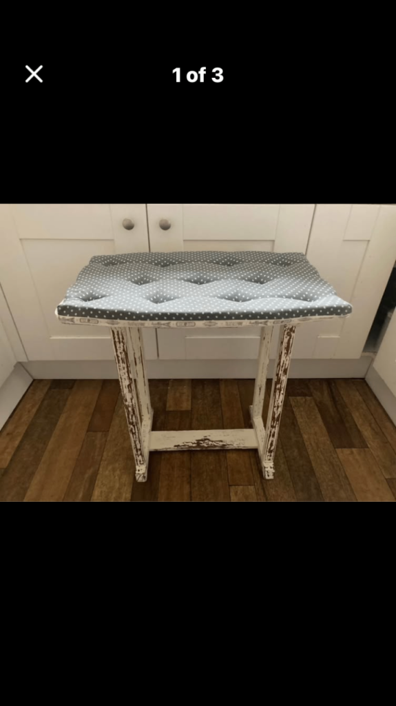 Vintage French Style Piano Stool Dressing Table Stool