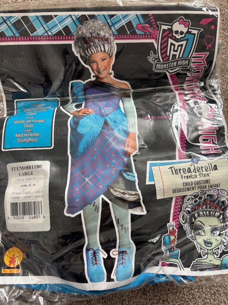 Girls fancy dress monster high 