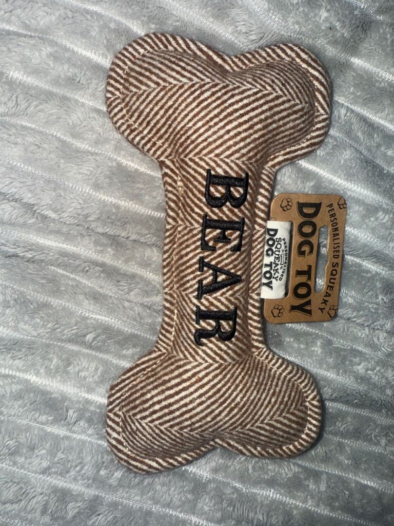 Bear dog toy 