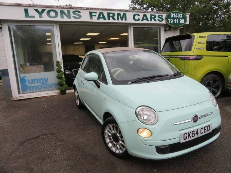 2014 64 FIAT 500C 1.2 POP CONVERTIBLE 2DR PETROL MANUAL EURO 6 (S/S) (69 BHP)