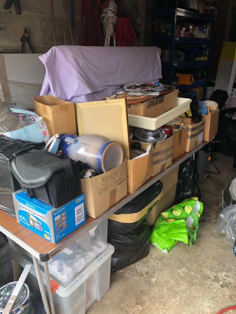 House clearance car boot items