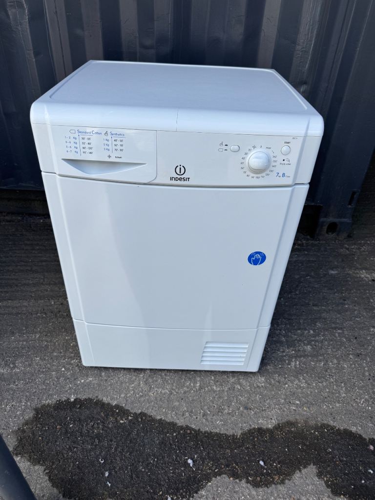 Indesit Tumble Dryer - White, Good Condition