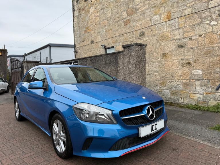 65 MERCEDES A180 CDI 5DR SOUTH SEA BLUE FULL LEATHER SATNAV B/TOOTH £20 TAX