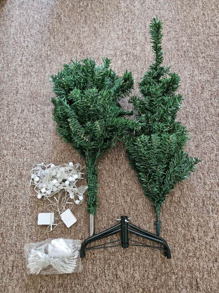 Small Artificial Christmas Trees with Lights 