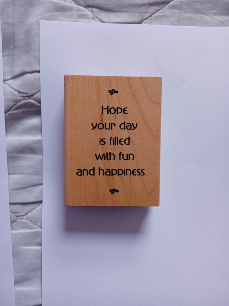 Crafting Wood Stamp