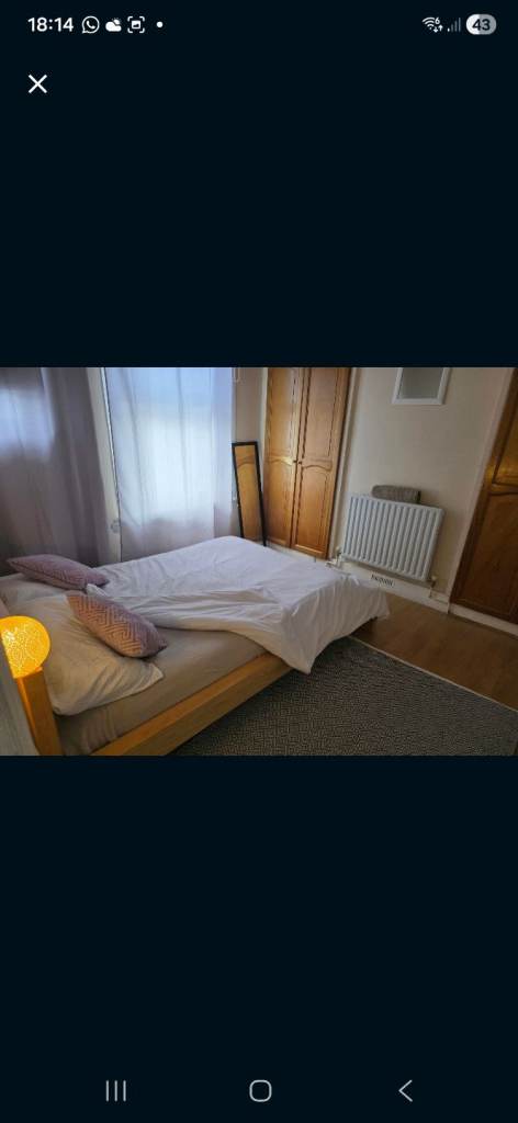 One room in a two bedroom flat for rent shared 