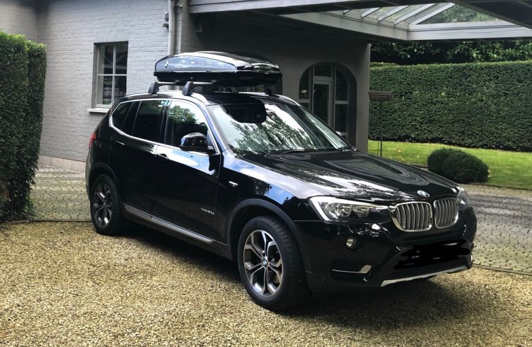 BMW roofbox and rack 