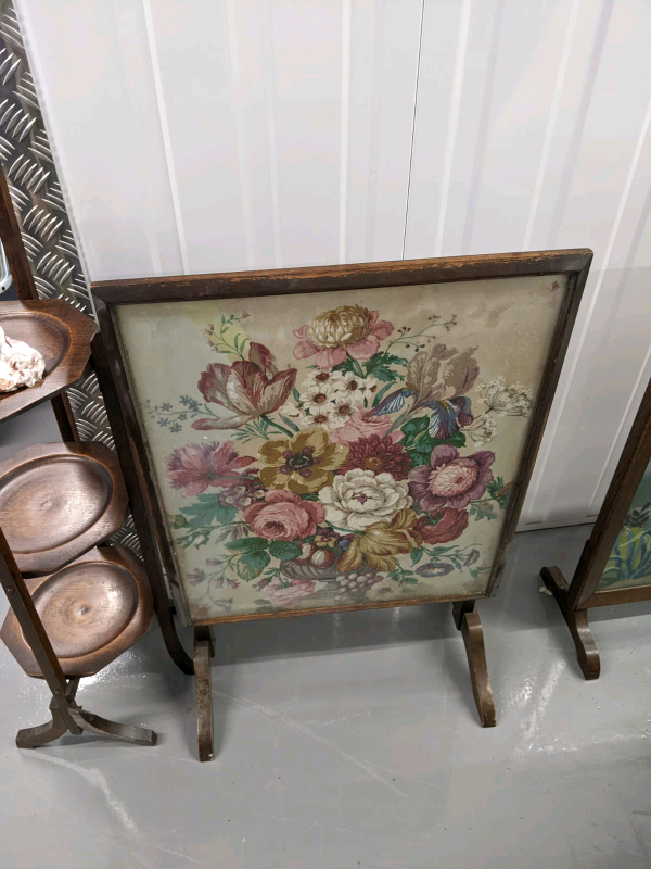 Antique firescreen 