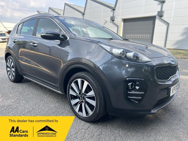 2017 KIA SPORTAGE 1.7 CRDi ISG 3 DIESEL GREY SUV 5 DOOR FULL LEATHER