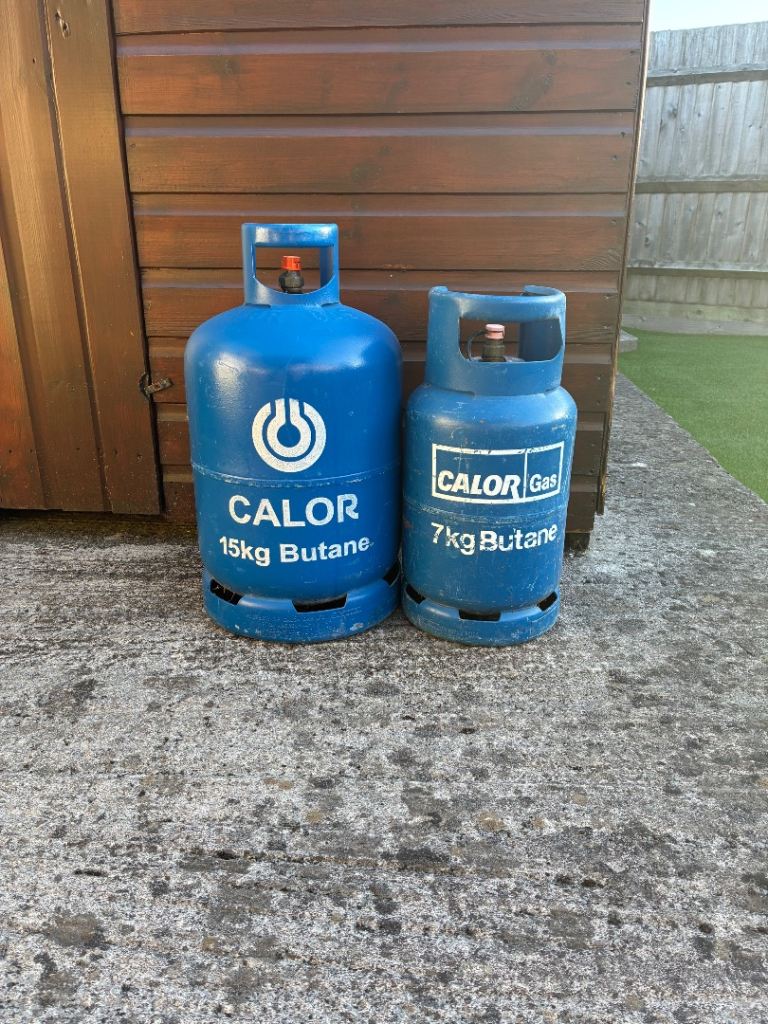 Empty Calor gas bottles 