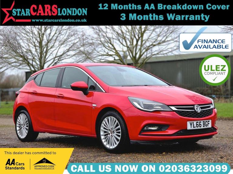 2016 Vauxhall Astra 1.4i Turbo Elite Euro 6 5dr HATCHBACK Petrol Manual