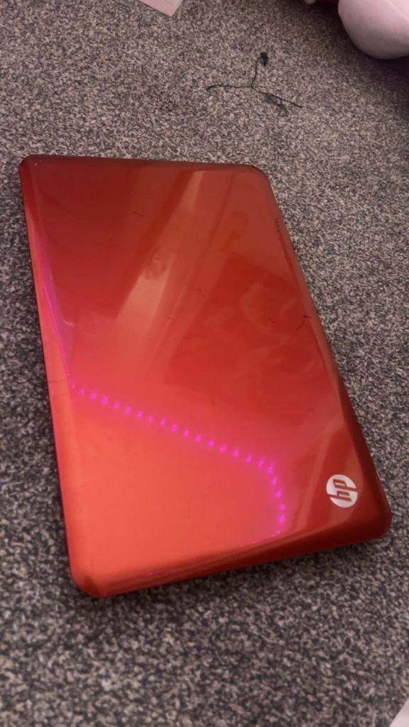 HP pavilion laptop red 