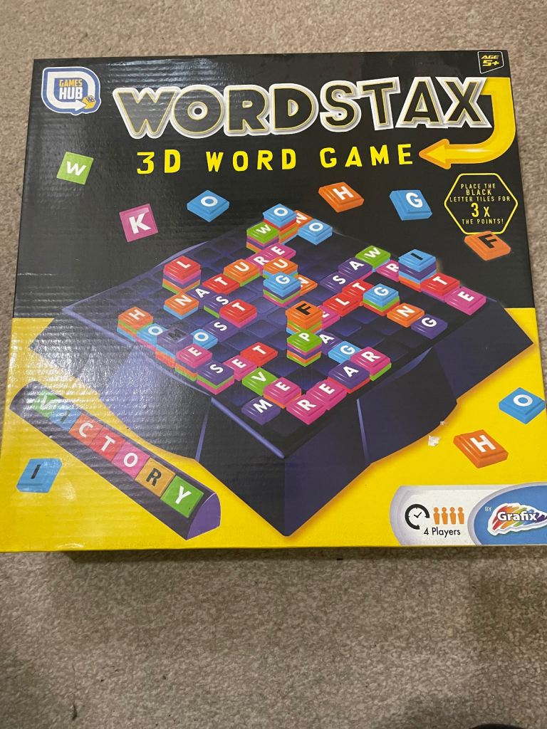 Wordstax board game 