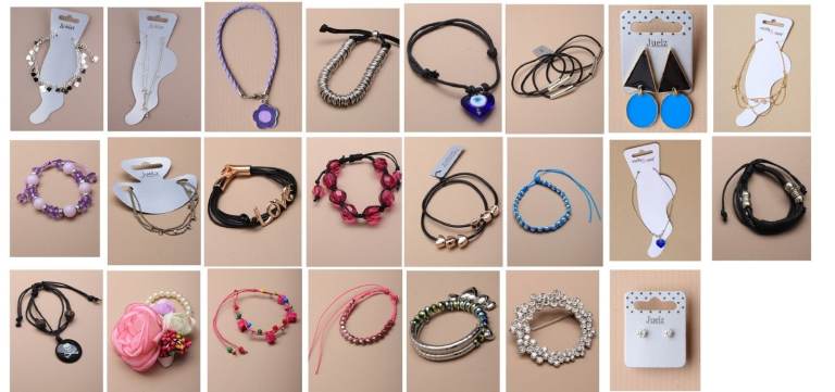 Wholesale Joblot of 60 assorted pieces of jewellery, 1 of each item - Joblot 34