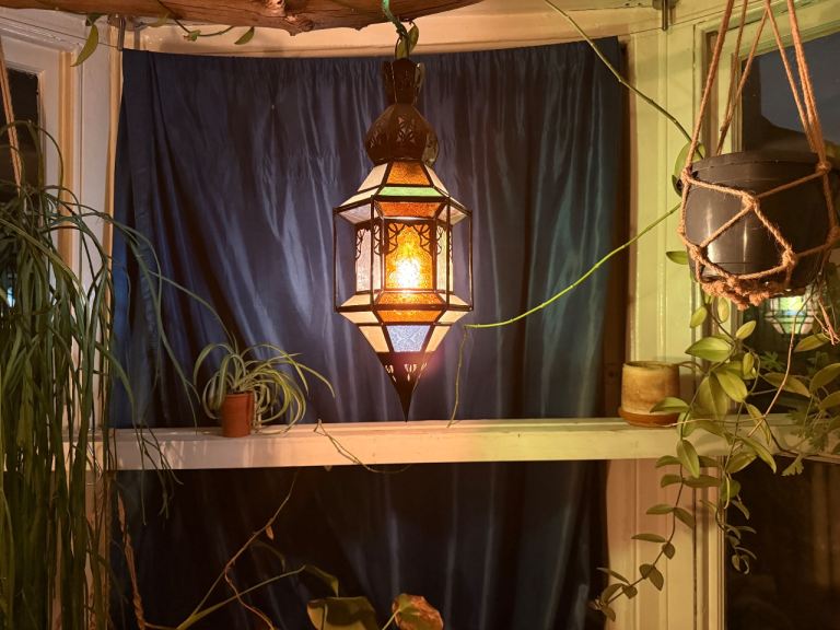 Stunning Moroccan Glass Lamp