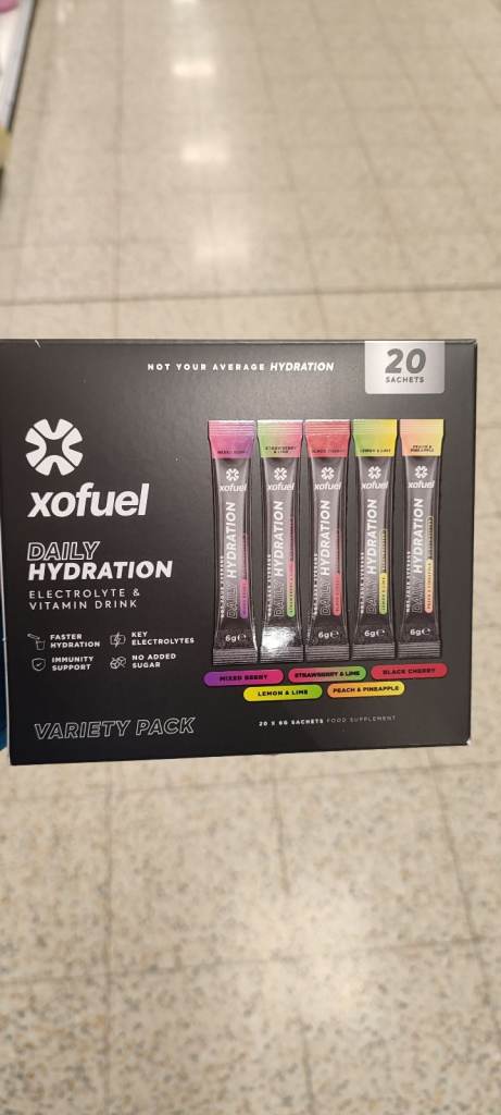 XOFUEL Daily Hydration Electrolyte & Vitamin Drink – Variety Pack