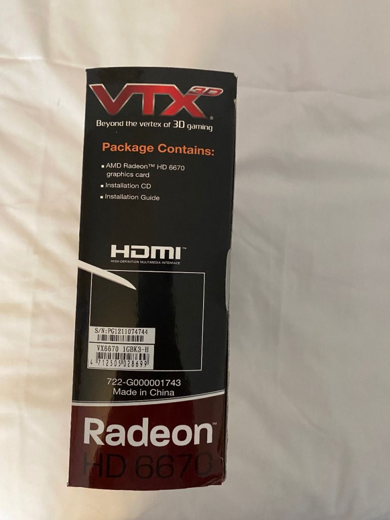 Radeon HD 6670 2GB graphics card 