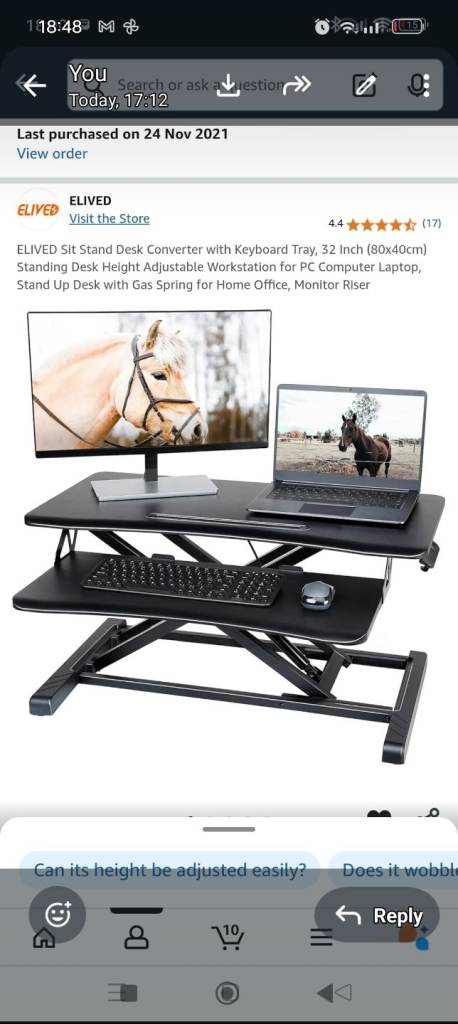 Standing desk
