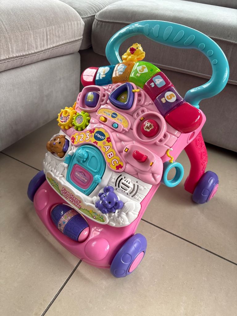 Baby Walker Vtech First Steps Pink
