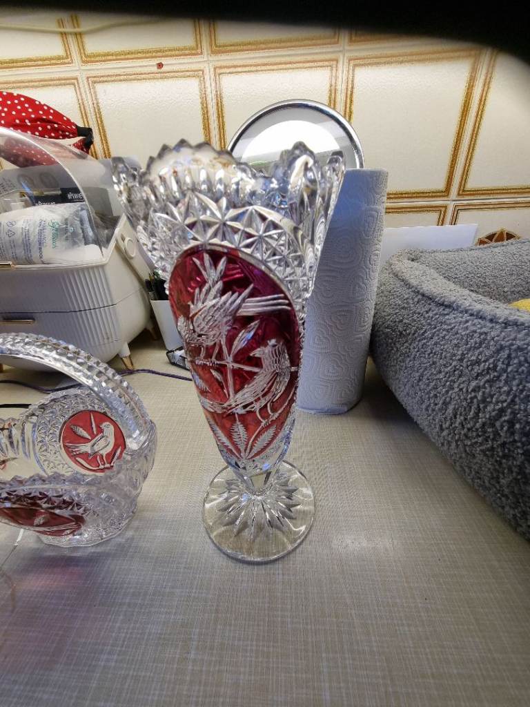 Lots of coloured glassed crystals .. 