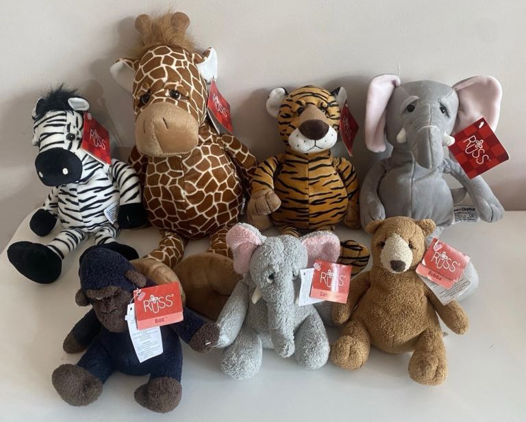 Russ plushies job lot with original tags 