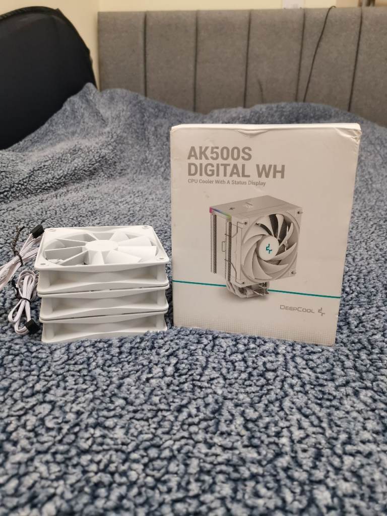 AK500s CPU Cooler + X3 NZXT Fans 