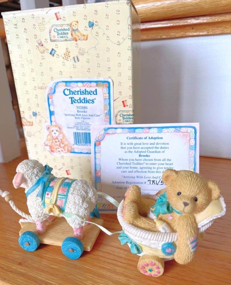 Cherished Teddies Bear Brooke, Boxed With Certificate