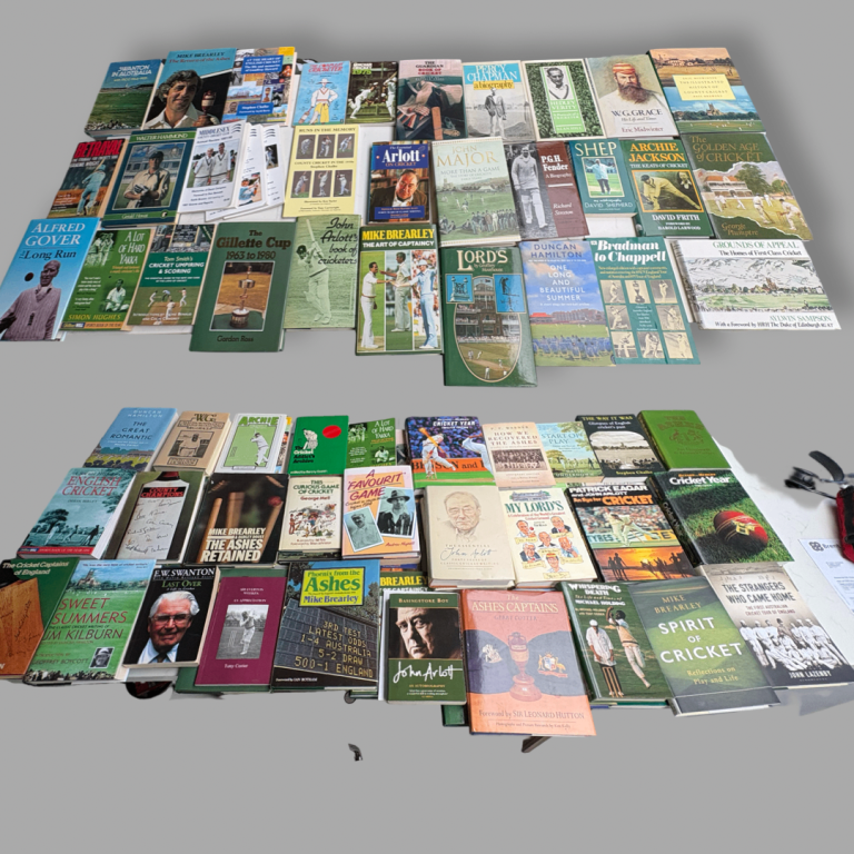FREE Job Lot over 70 Cricket Books Collection Biographies History Coaching Vintage Modern