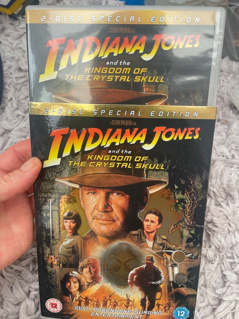 Indiana jones DVDs 