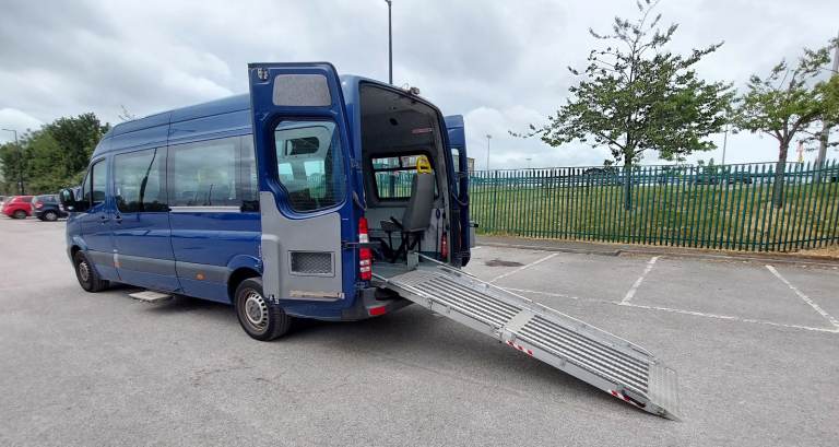 2010 Mercedes Benz SPRINTER Minibus With Wheelchair Ramp, 2010