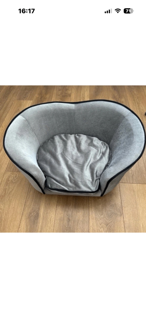 Grey Luxury Pet Bed Sofa