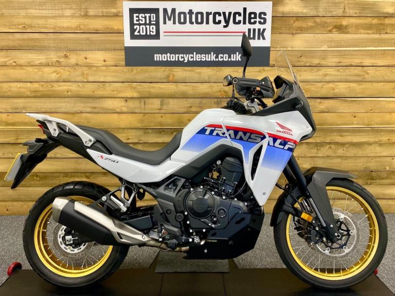 2025 Honda XL750S Transalp, Only 370 Miles, Pristine, Evotech levers, Sump guard